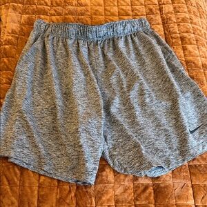 Nike Black and Gray Yoga Shorts